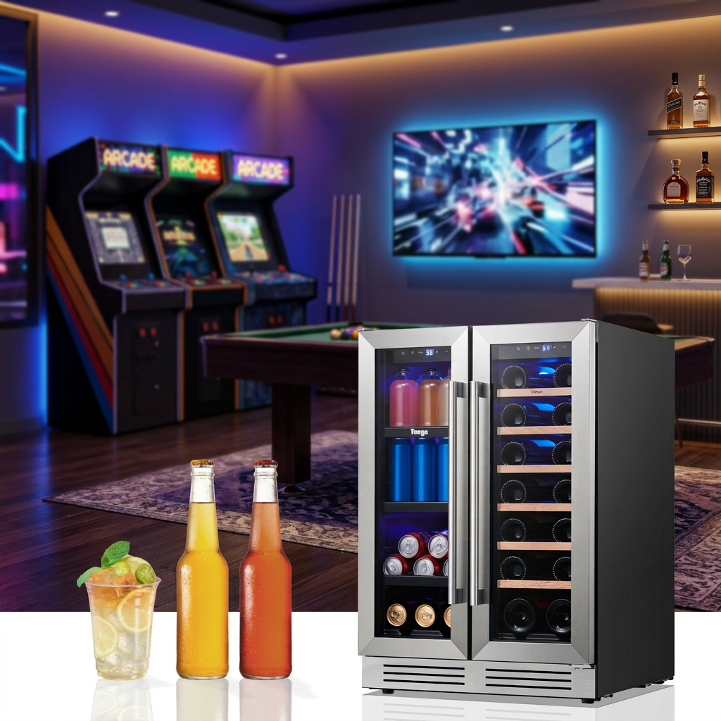 Wine In Beer Store - Dual zone refrigerator 4.1 Cu.ft 36-72℉