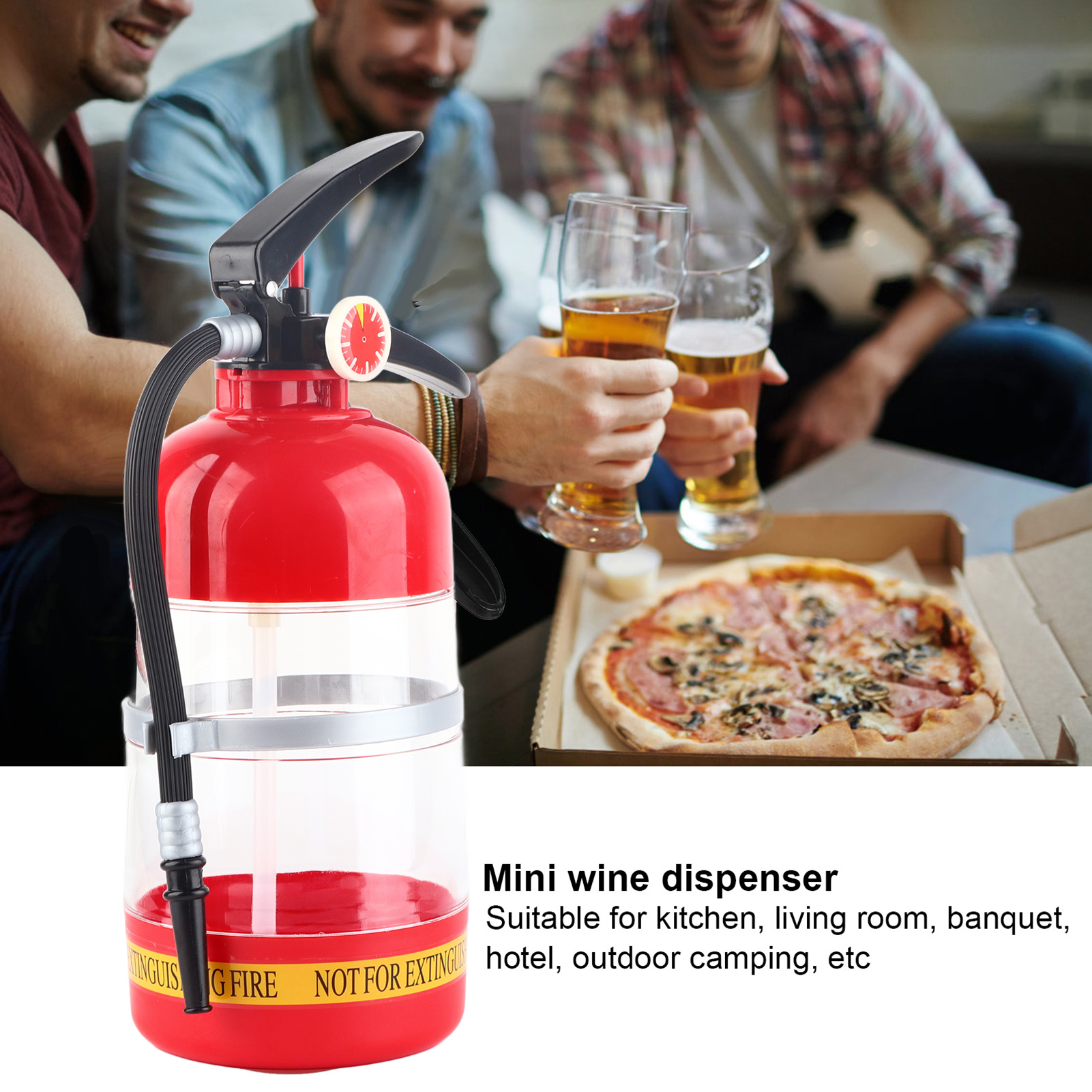 Wine Beer Liquor - 2L Portable Wine Beer Beverage Dispenser