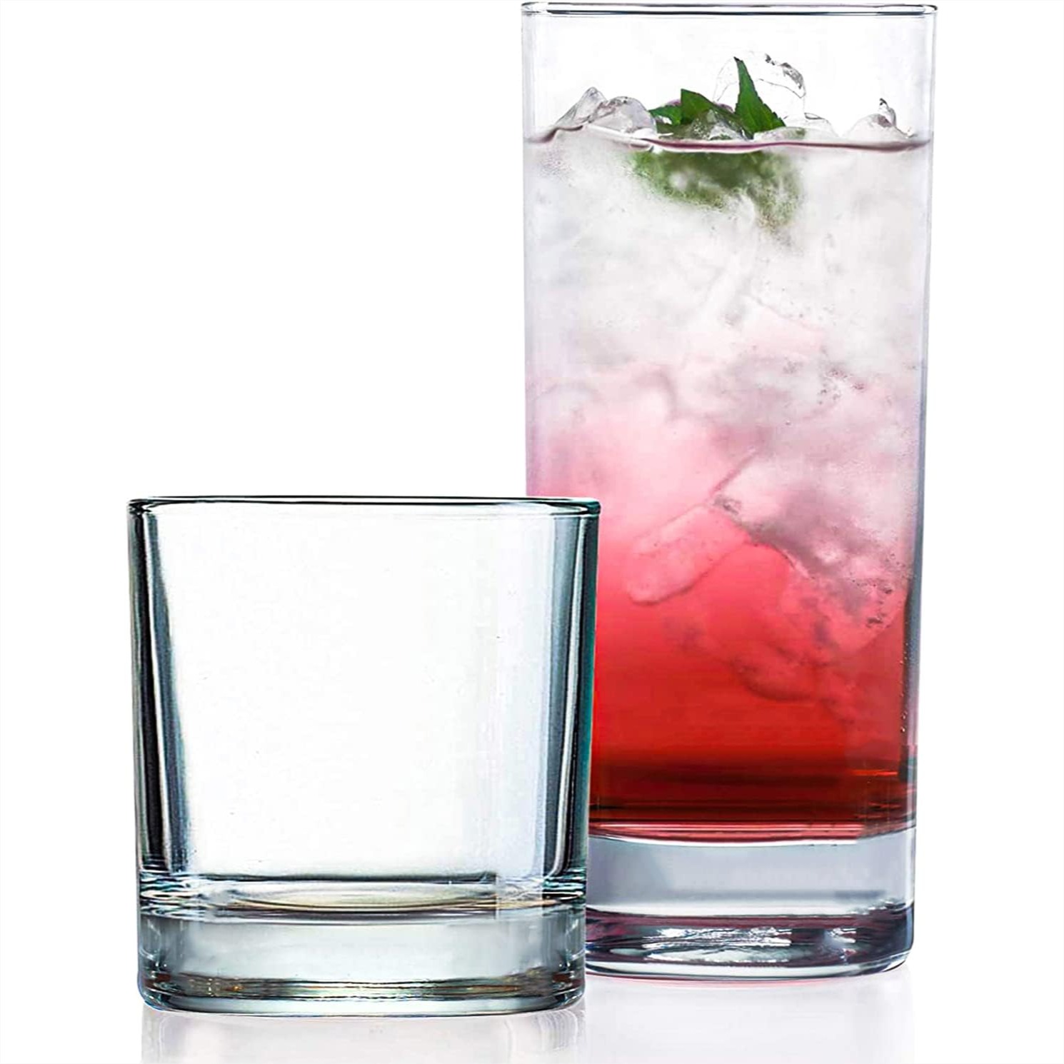 Wine Beer Images - Drinking Glasses Set of 8 Hurricane