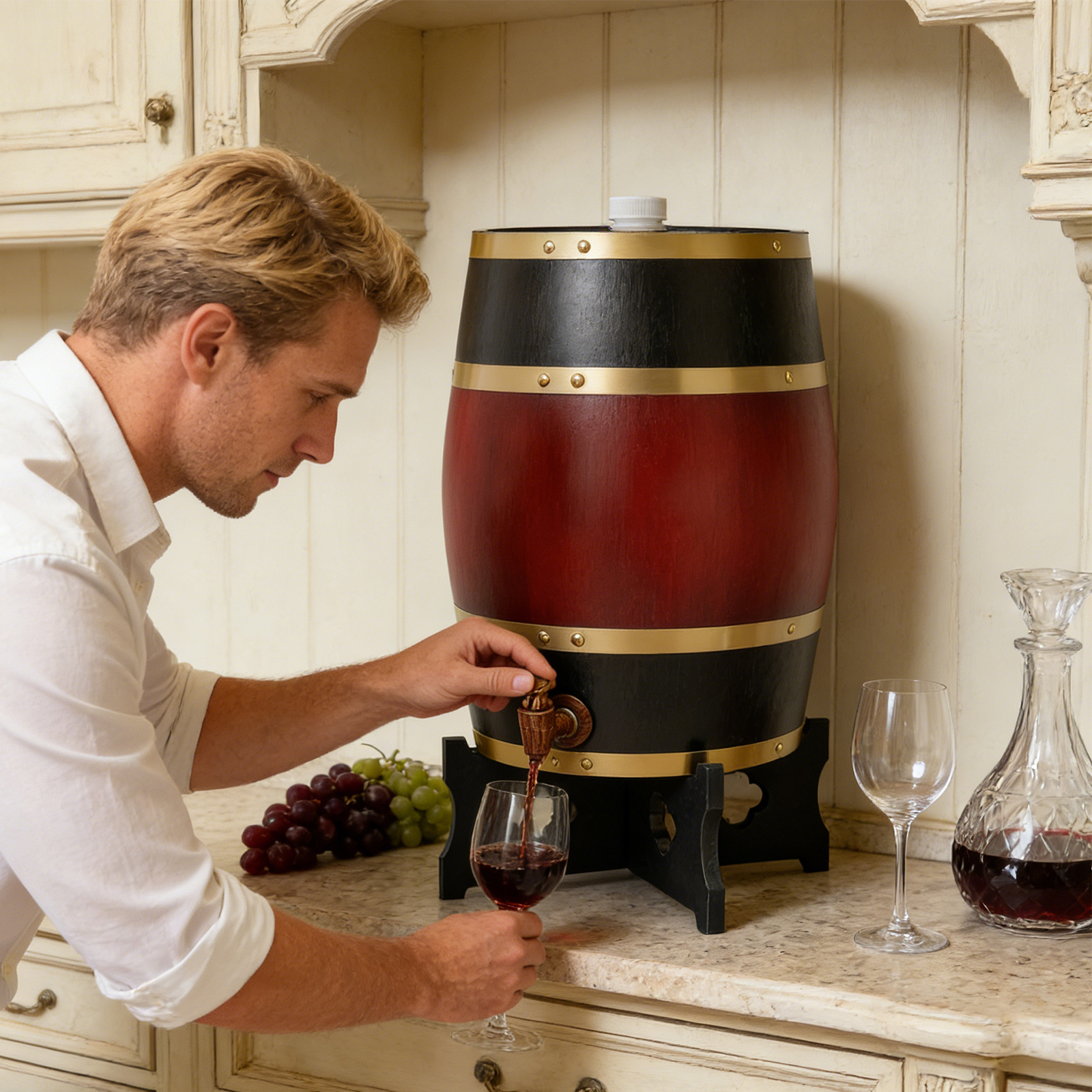 Wine In Beer Store - Wine Red Wine Barrel, 15L Wood