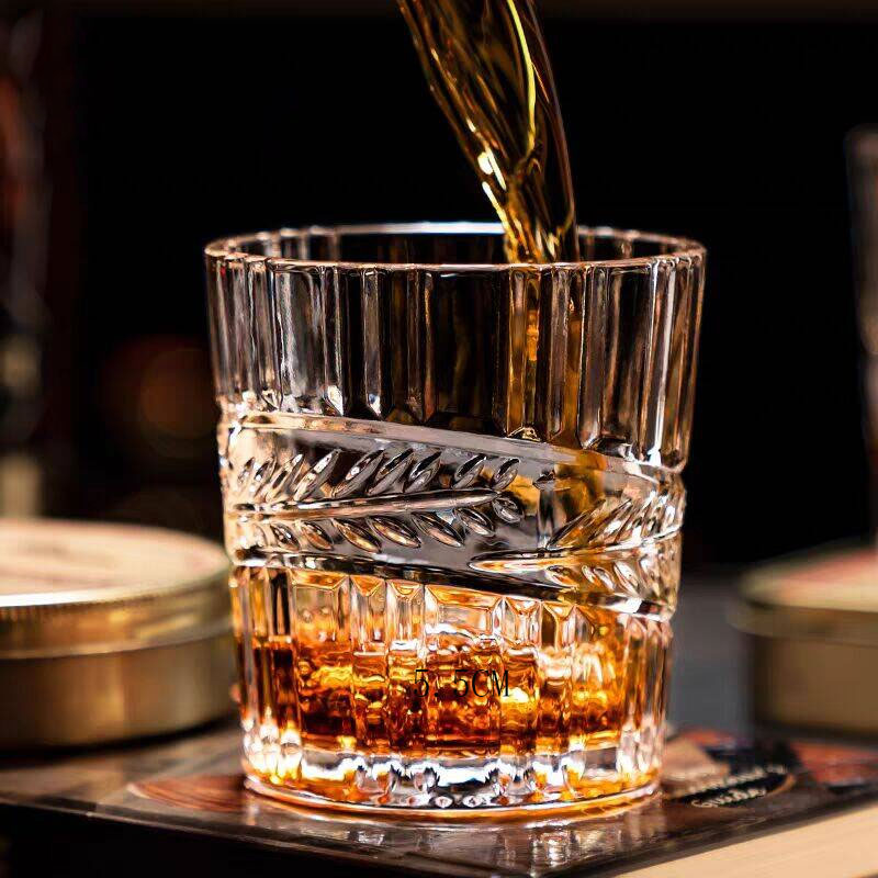 Embossed Whiskey Glass High-Qu - Wine Beer Spirits reseña y precio