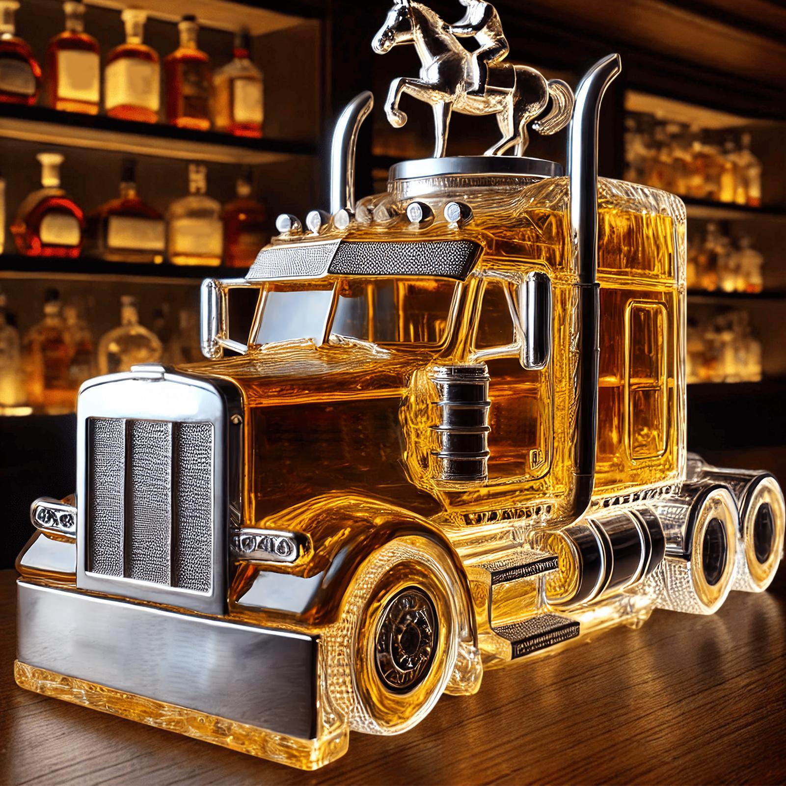 Wine Decanter Half Truck Bourb - Wine Beer Liquor reseña y precio