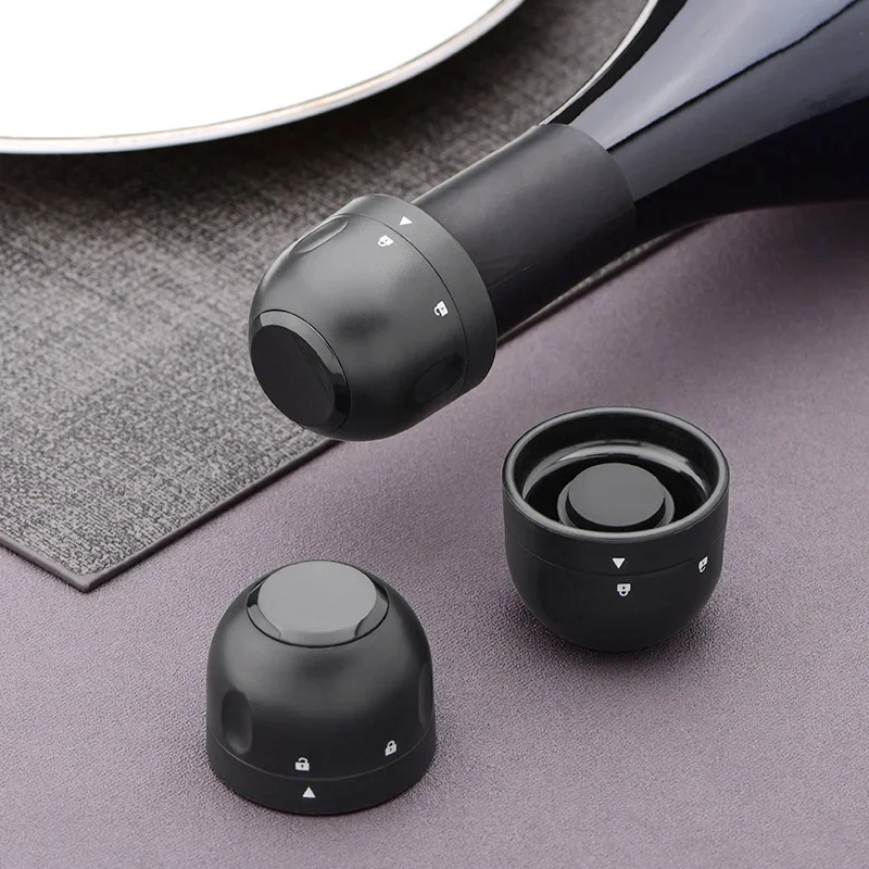 1-5pcs Vacuum Sealed Wine Bott - Wine Stopper Vacuum reseña y precio