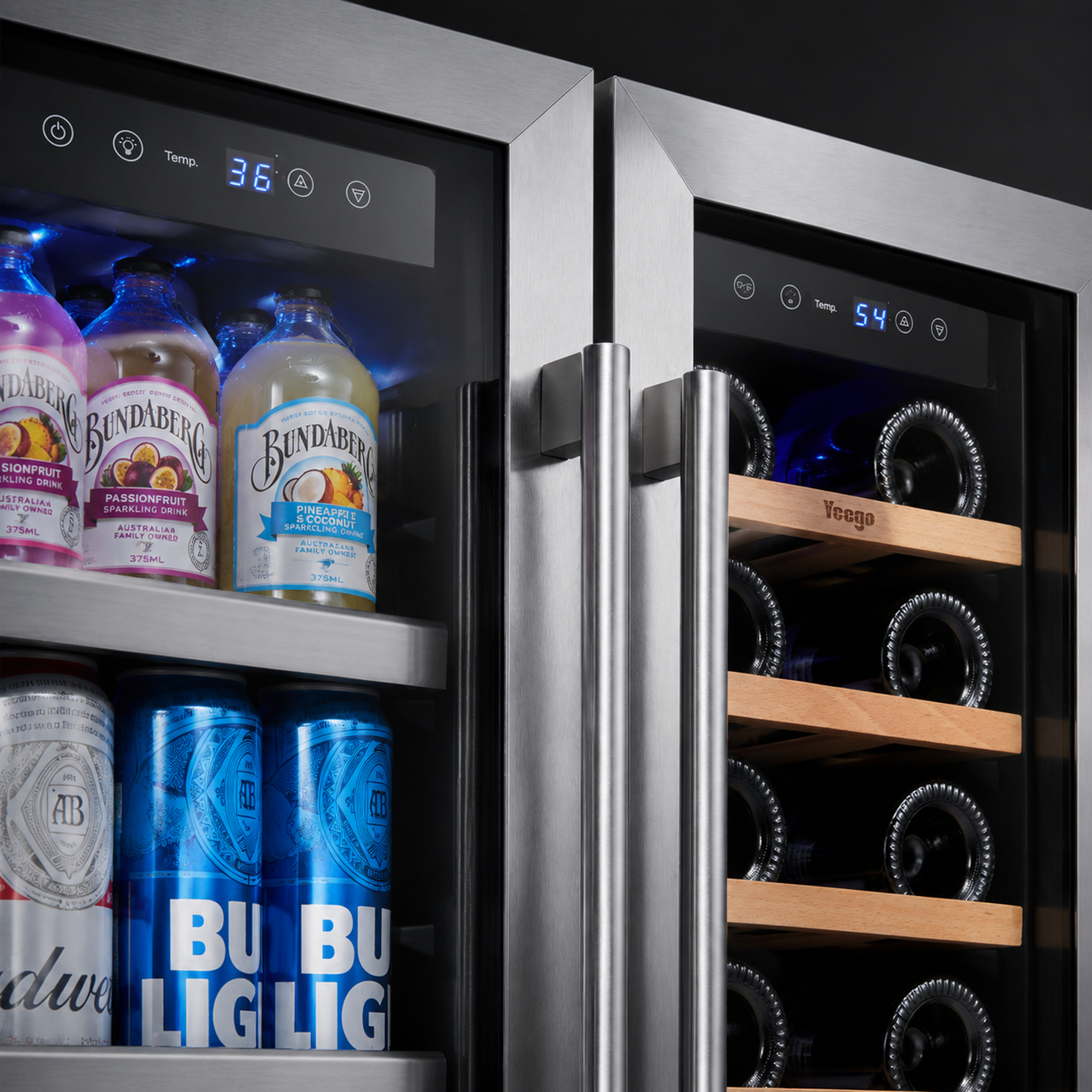Dual zone refrigerator 4.1 Cu. - Wine In Beer Store reseña y precio