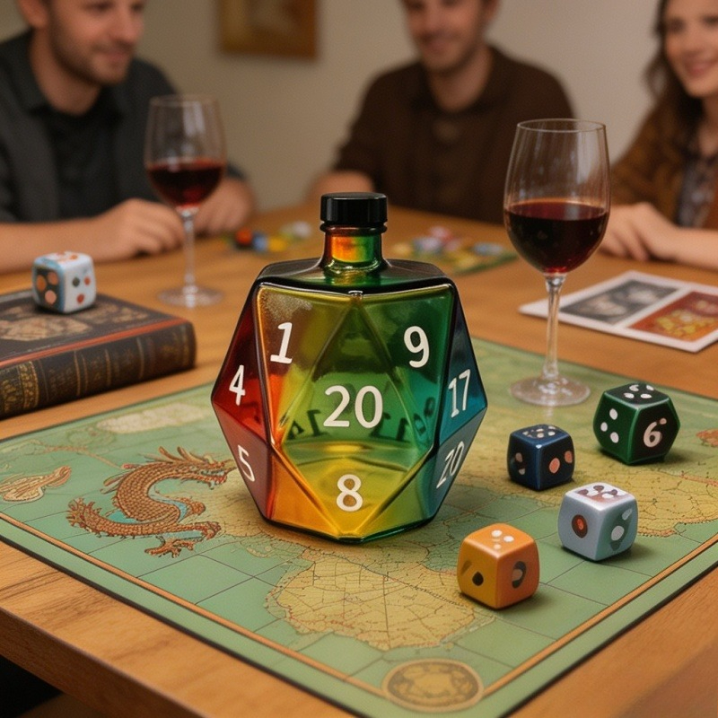 Whiskey Decanter D20 Dice Rain - Wine Beer Liquor reseña y precio