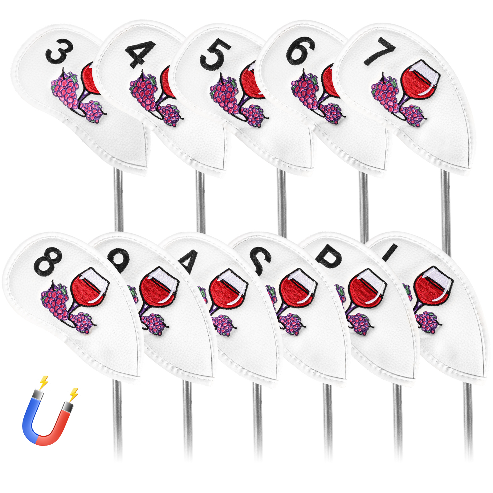 Magnetic Golf Club Head Covers - Wine & Beer Unlimited Spirits reseña y precio