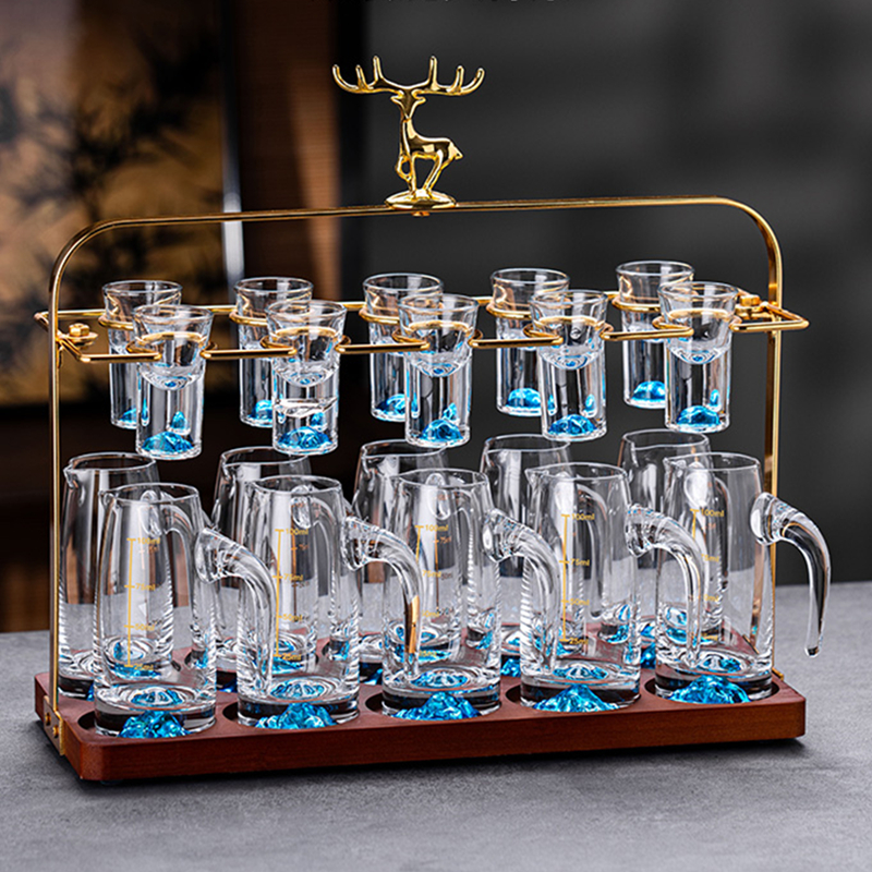 High-End Chinese Style Crystal - Wine Glass Set Crystal reseña y precio