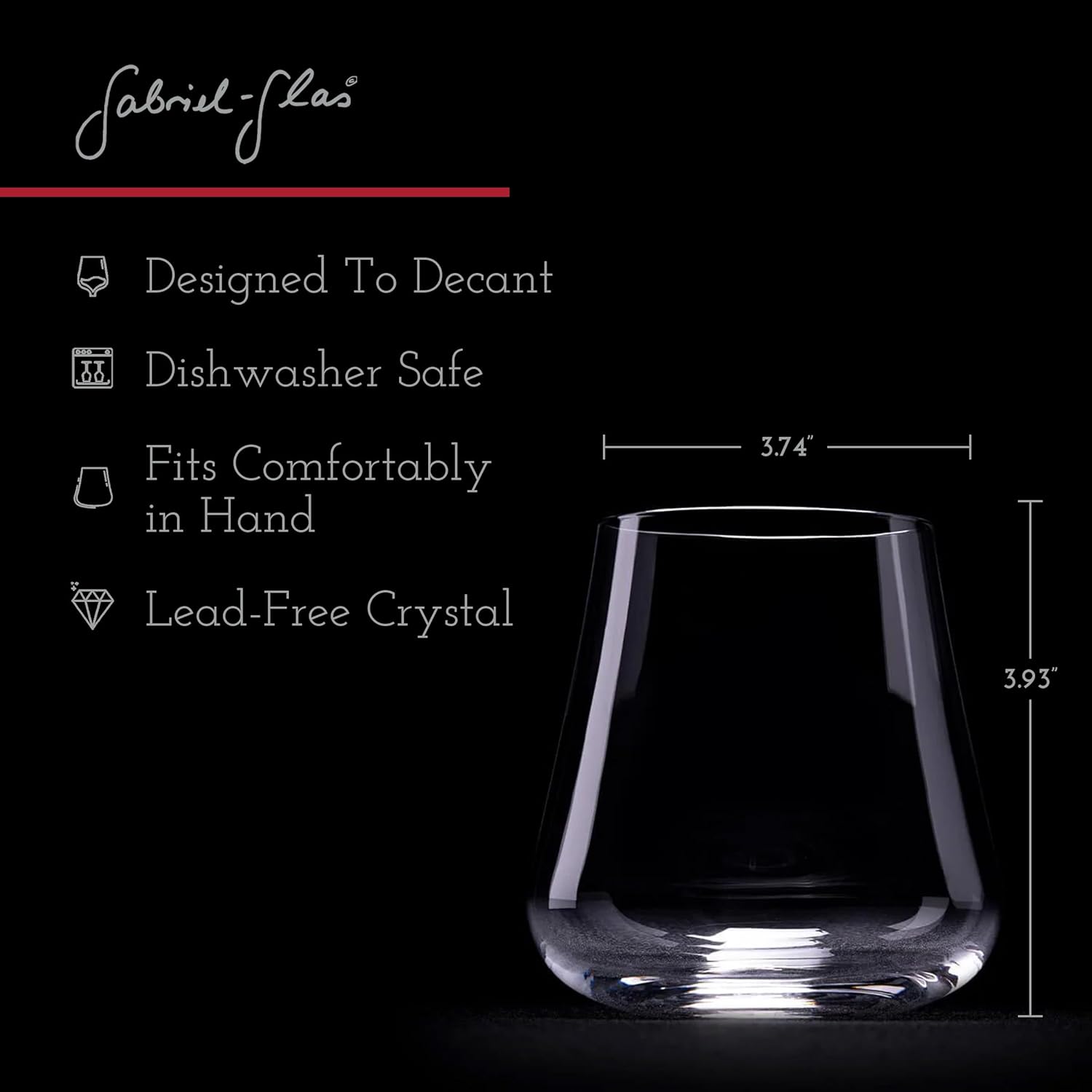 Stemless Crystal Wine Glasses  - Wine Beer Images reseña y precio