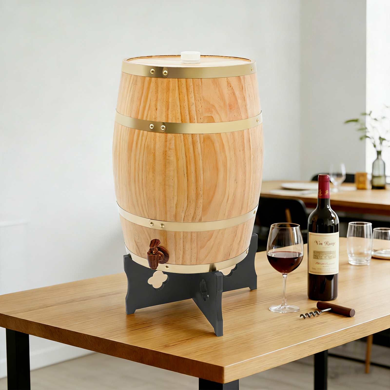 20L/5.28Gal Wood Color Wine Ba - Wine In Beer Store reseña y precio