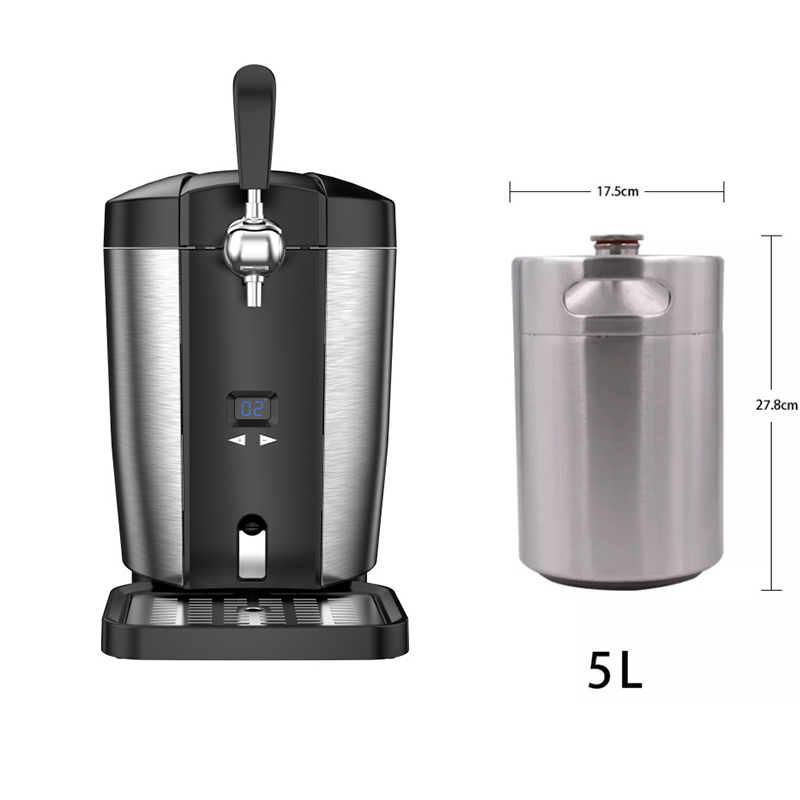 5L Keg Beer Dispenser, Portabl - Wine Beer Distillation reseña y precio