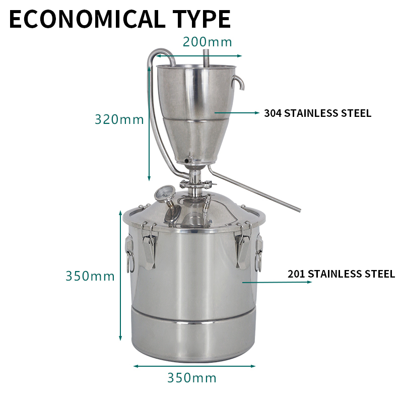 30L Stainless Steel Water Alco - Wine Beer Distillation reseña y precio