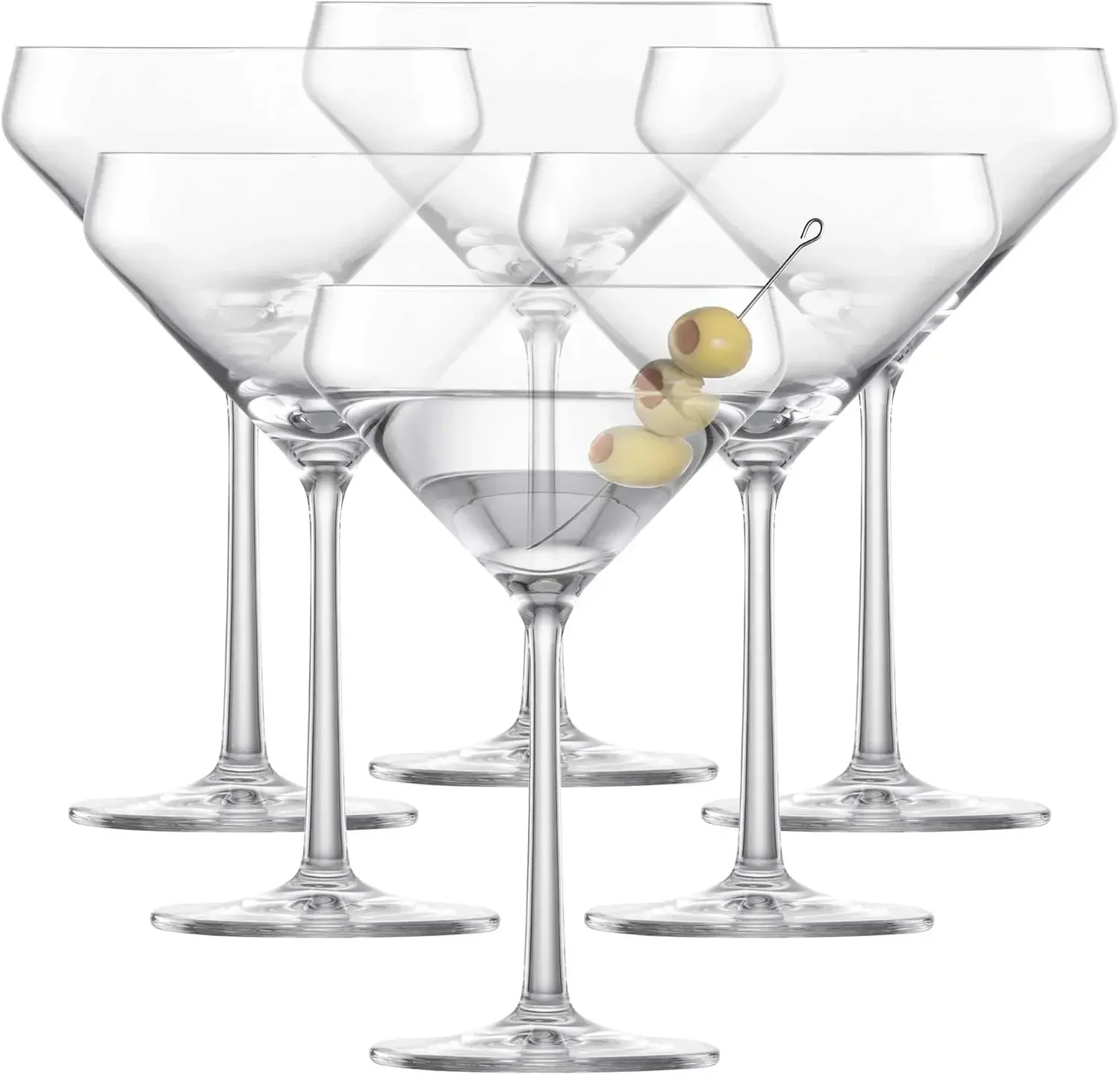 Pure Martini Glass (Set of 6), - Wine Glass Set Crystal reseña y precio