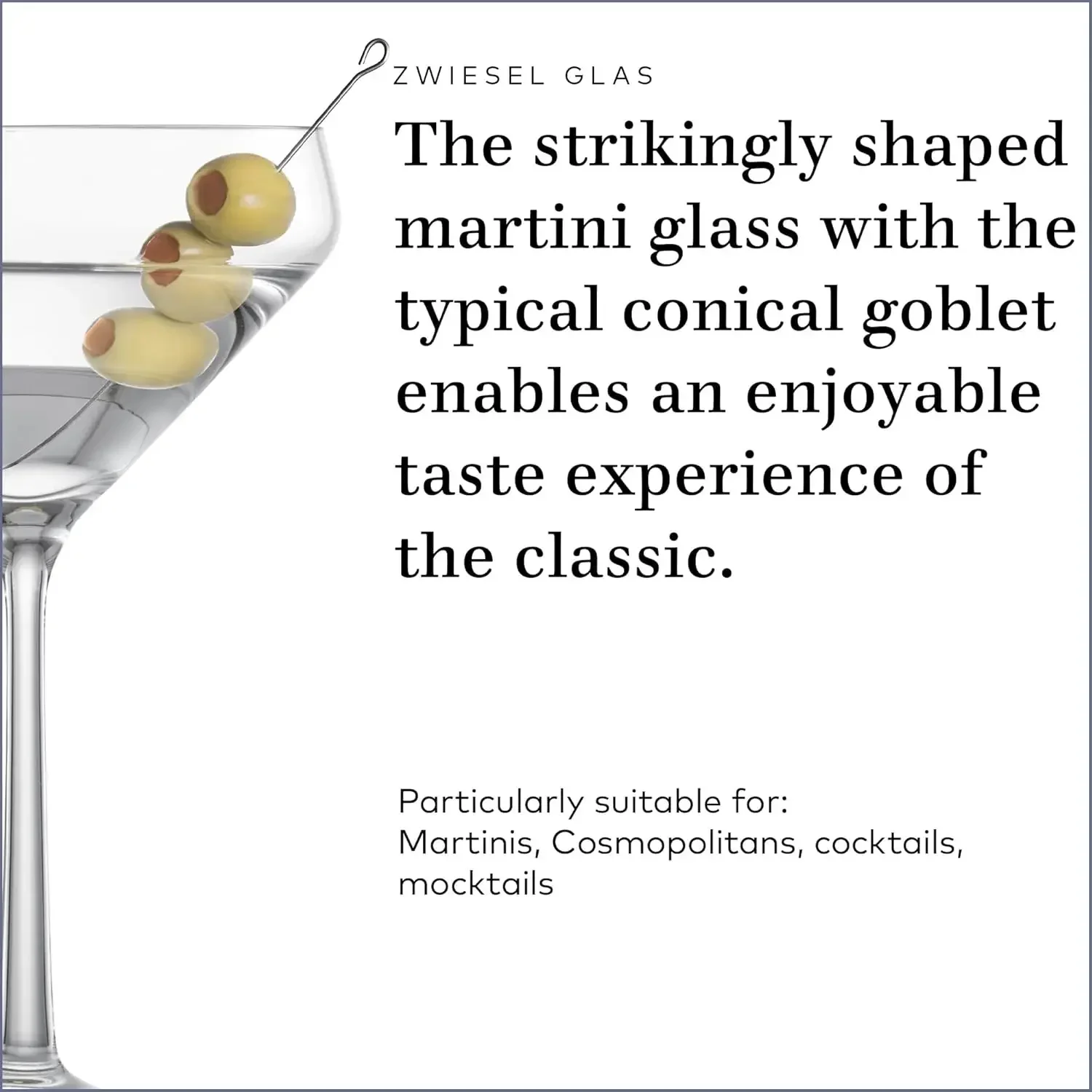 Pure Martini Glass (Set of 6), - Wine Glass Set Crystal reseña y precio