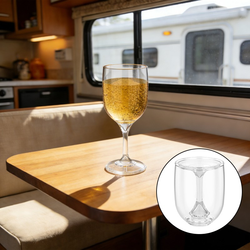 RV Portable Wine Glass Goblet  - Wine & Beer Unlimited Spirits reseña y precio