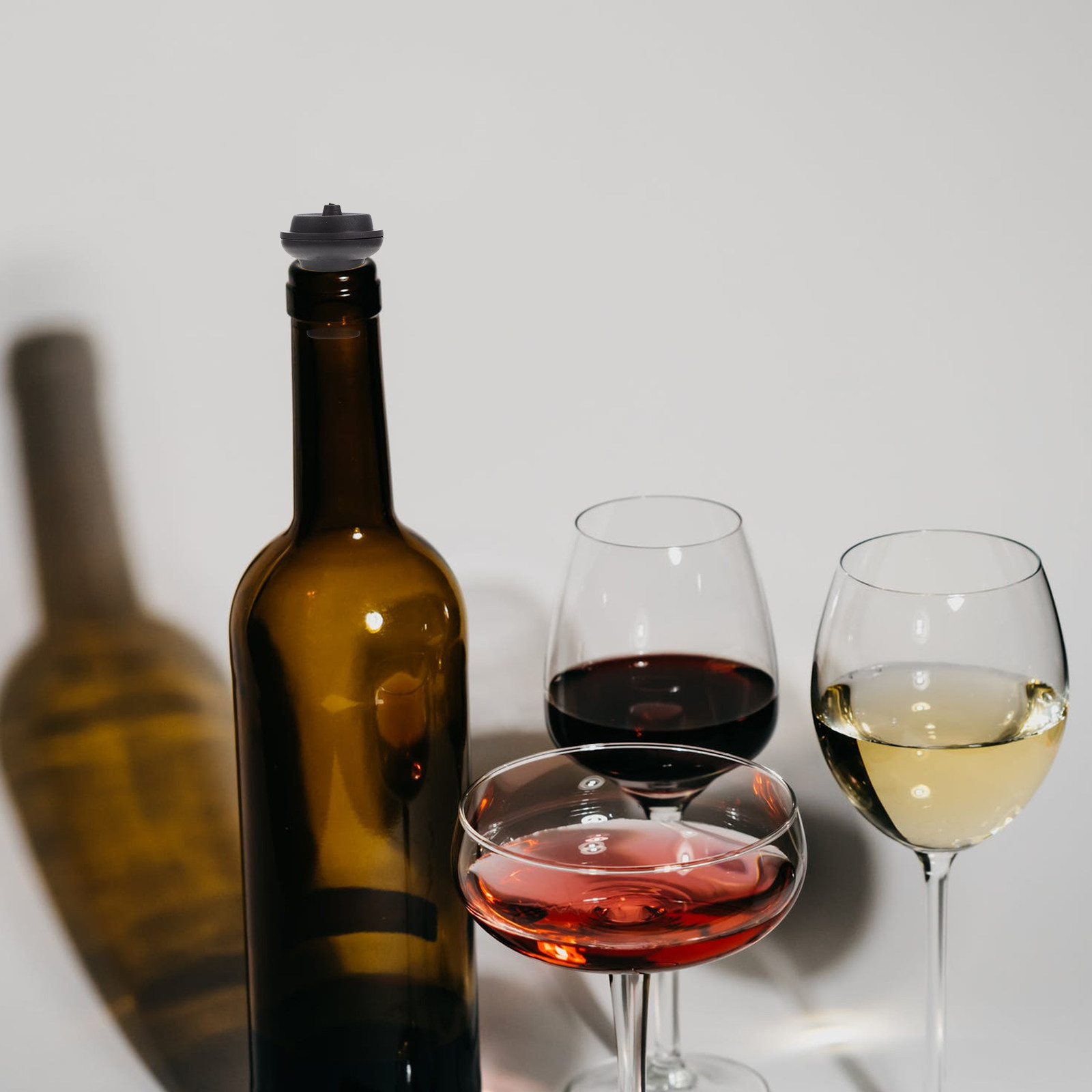 10Pcs Premium Silicone Wine Sa - Wine Stopper Vacuum reseña y precio