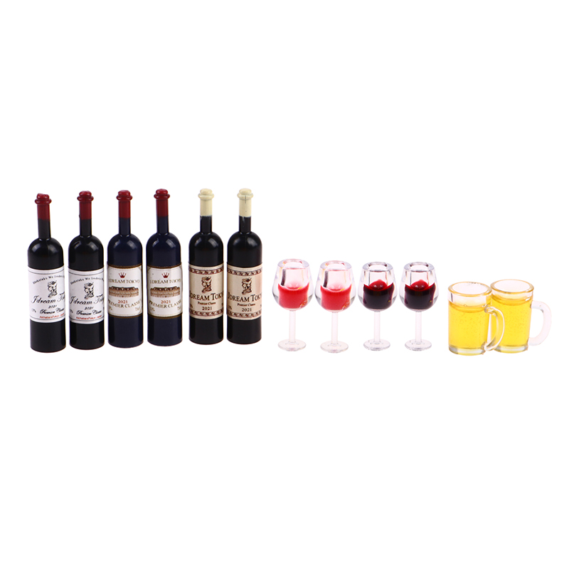 5Pcs 1:12 Dollhouse Miniature  - Wine Beer House reseña y precio