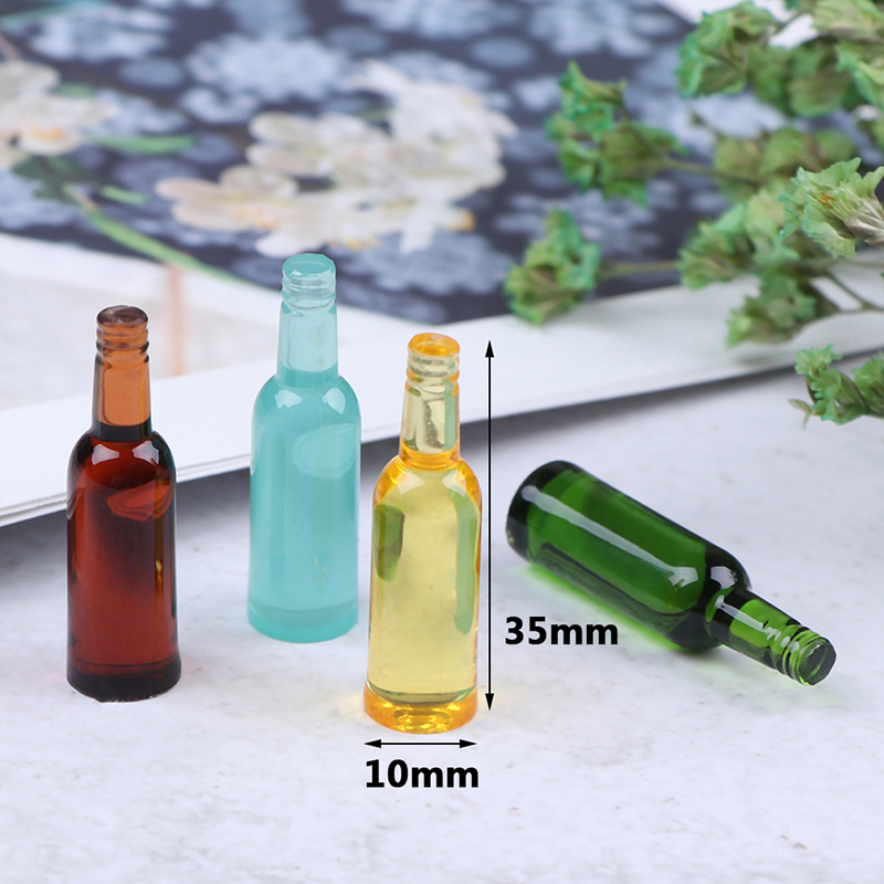 6pcs 1:12 Dollhouse Miniature  - Wine Y Beer reseña y precio