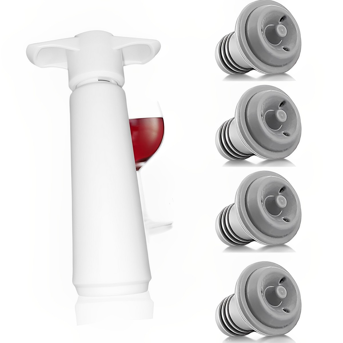 Wine Vacuum Pump Manual Vacuum - Wine Stopper Vacuum reseña y precio