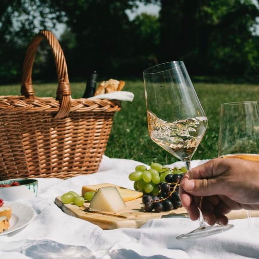 Denk'Art White Wine Glass made - Wine Glass Set Crystal reseña y precio