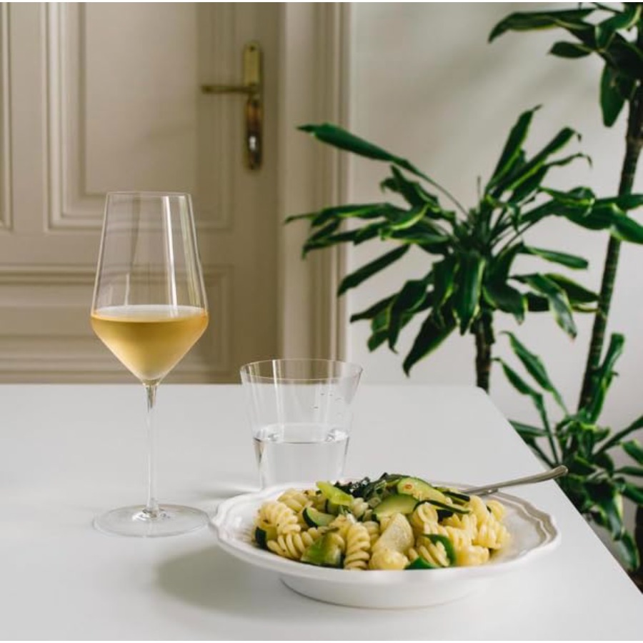 Denk'Art White Wine Glass made - Wine Glass Set Crystal reseña y precio