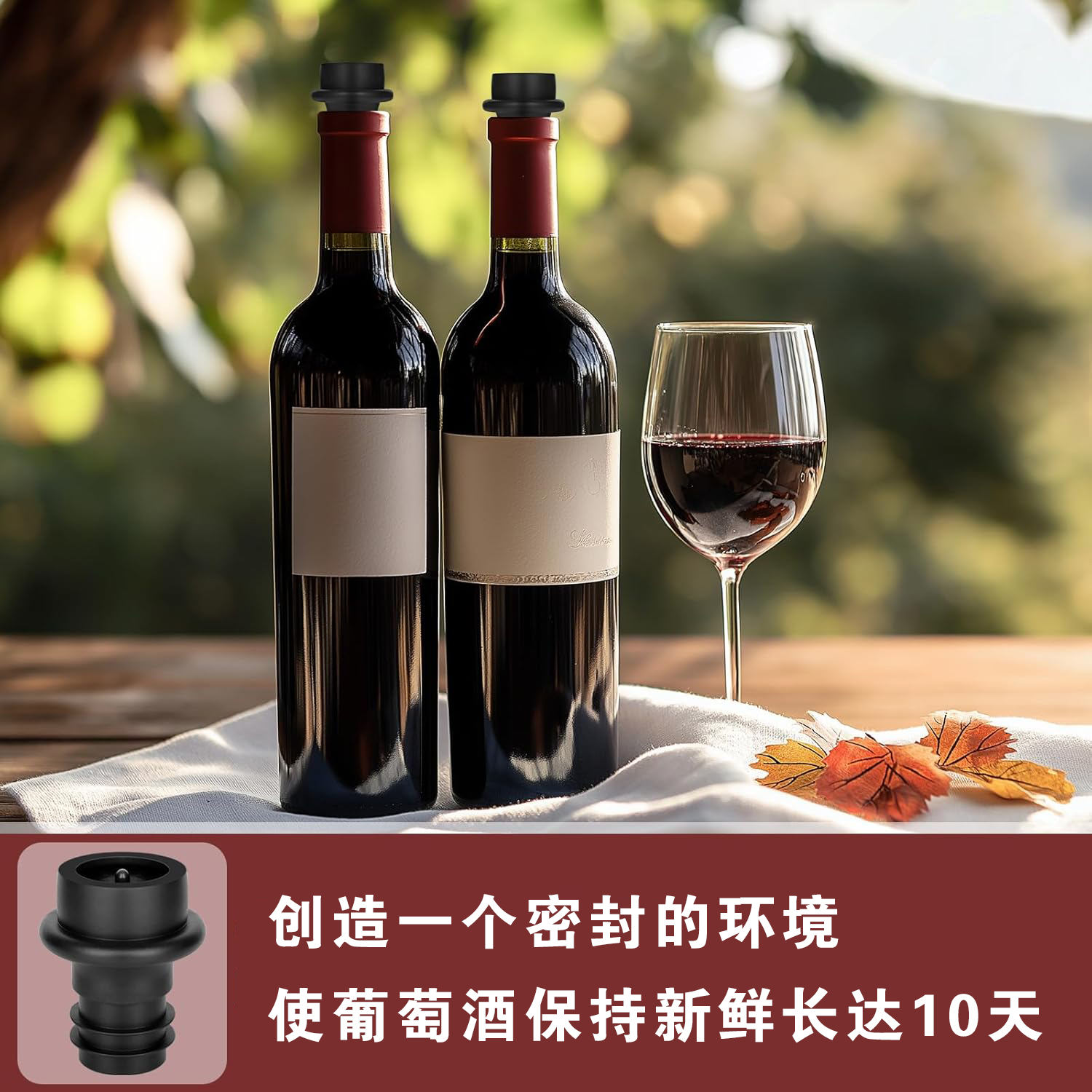 WOTOR Wine Stoppers ABS Plasti - Wine Stopper Vacuum reseña y precio