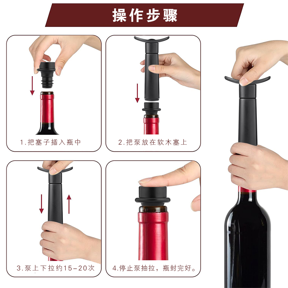 WOTOR Wine Stoppers ABS Plasti - Wine Stopper Vacuum reseña y precio