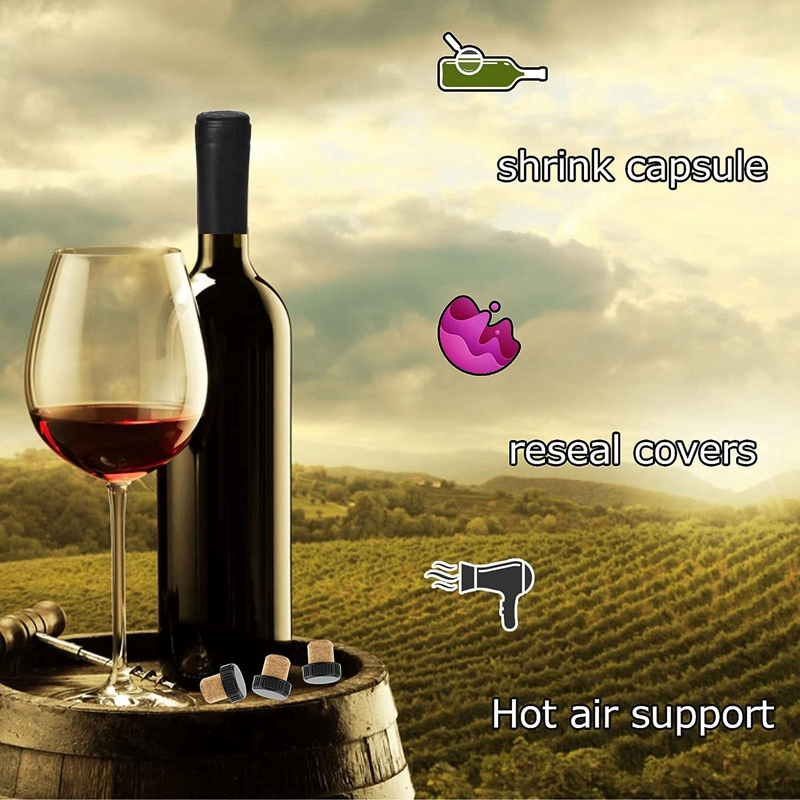 Caps Wrap Wine Bottle Seals 50 - Wine & Beer Unlimited Spirits reseña y precio