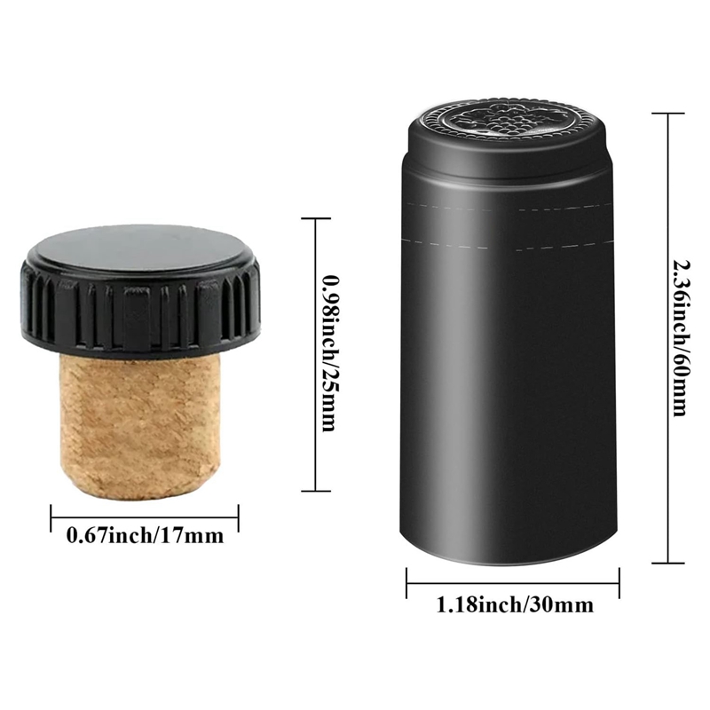 Caps Wrap Wine Bottle Seals 50 - Wine & Beer Unlimited Spirits reseña y precio