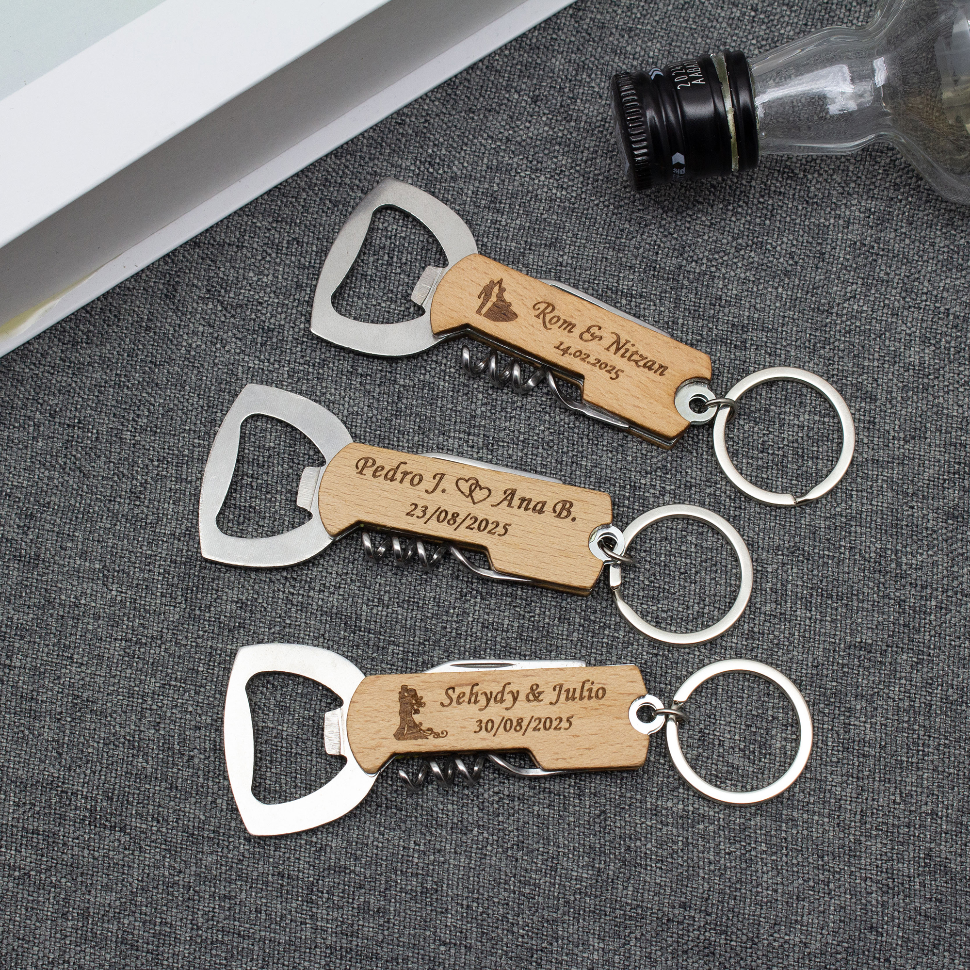50*Personalized Beer/Wine Bott - Wine Beer House reseña y precio