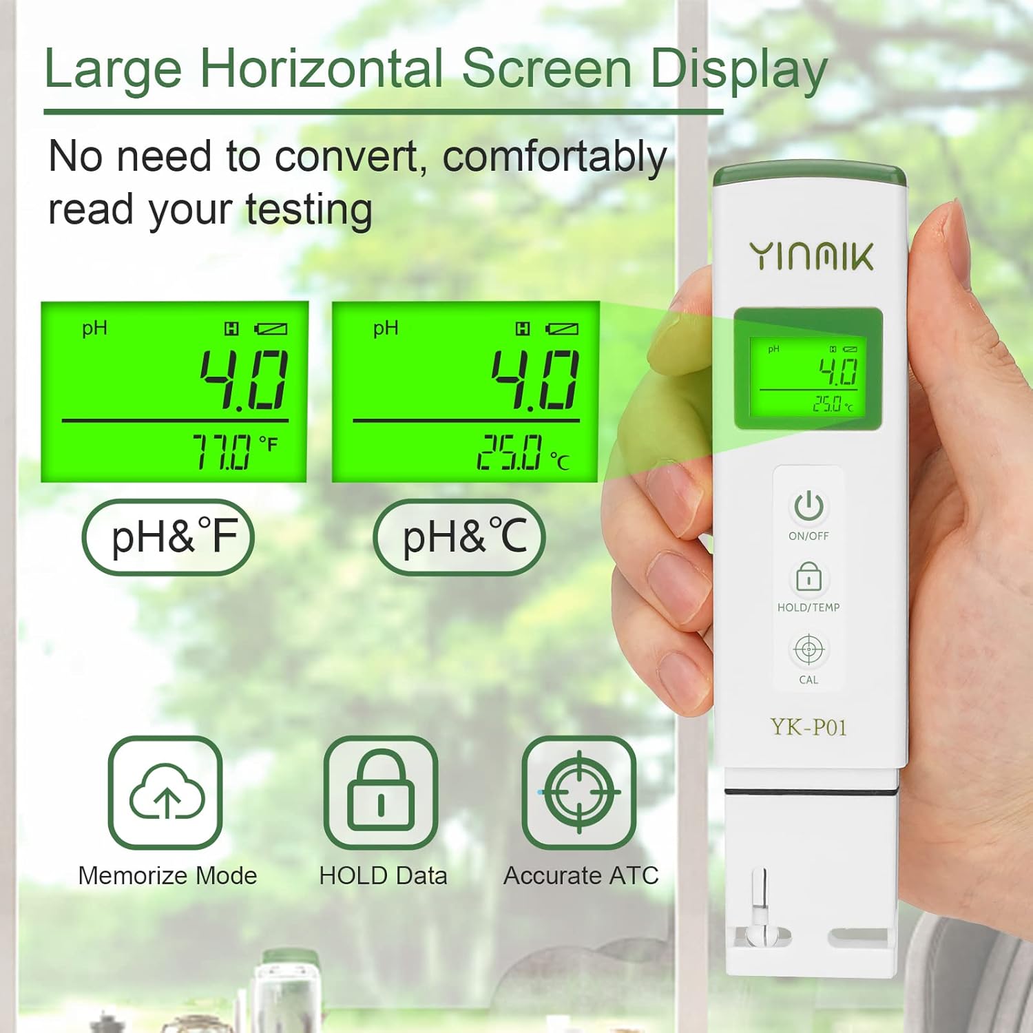 pH Meter Tester for Water Hydr - Wine Beer Spa reseña y precio