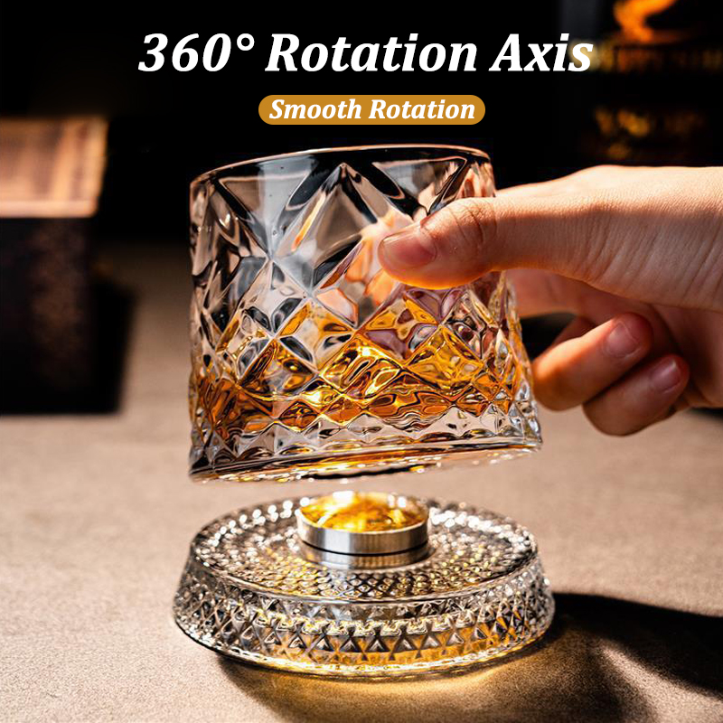 280ml Rotate Whiskey Glasses w - Wine Beer Liquor reseña y precio