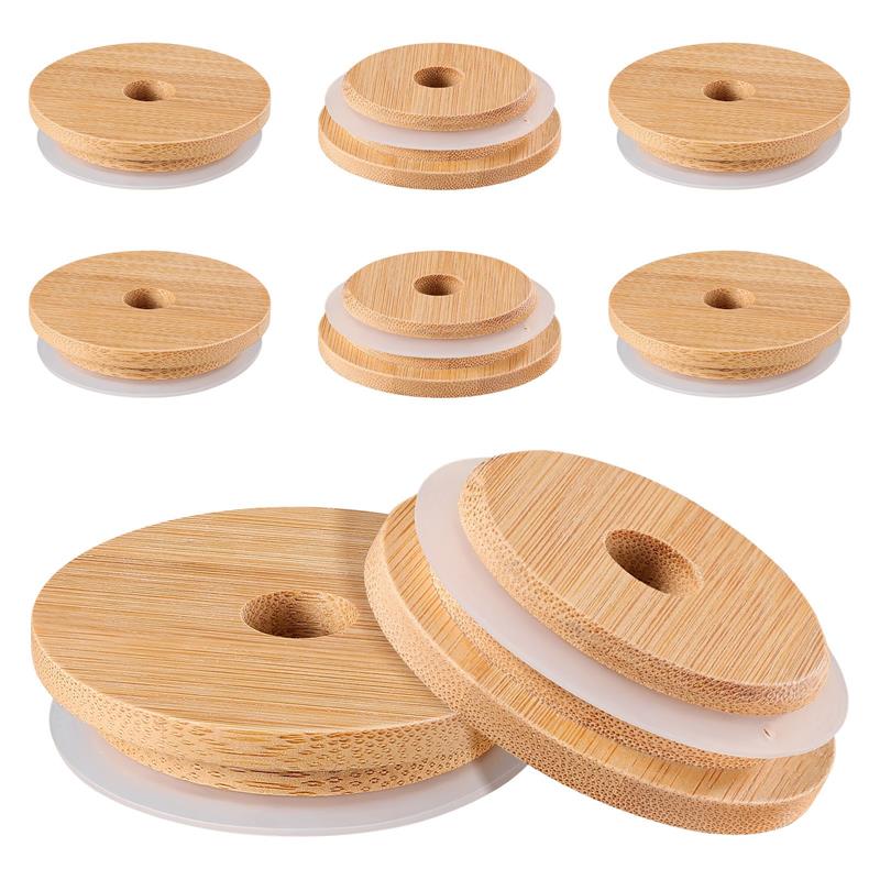 Jar Lids Straw Lid With Glass  - Wine Beer Spirits reseña y precio