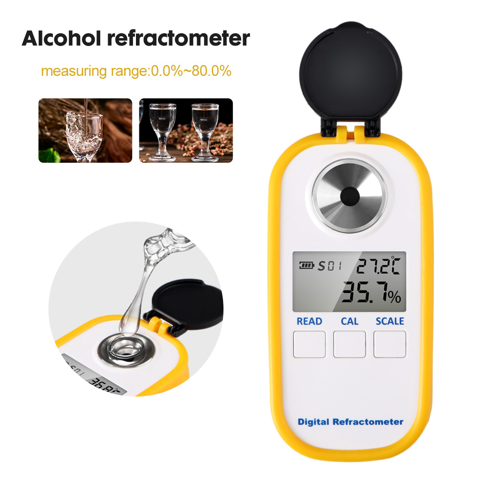 Digital Alcohol Refractometer  - Wine Beer Spirits reseña y precio