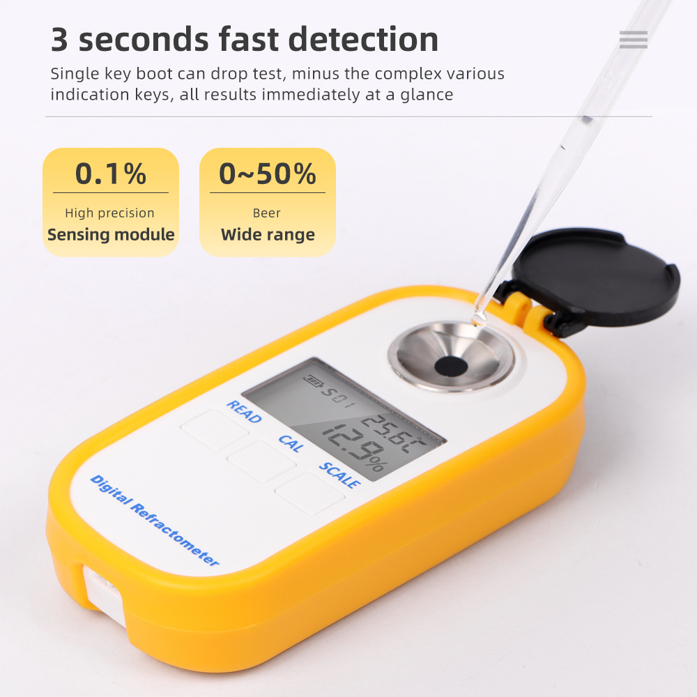 Digital Alcohol Refractometer  - Wine Beer Spirits reseña y precio