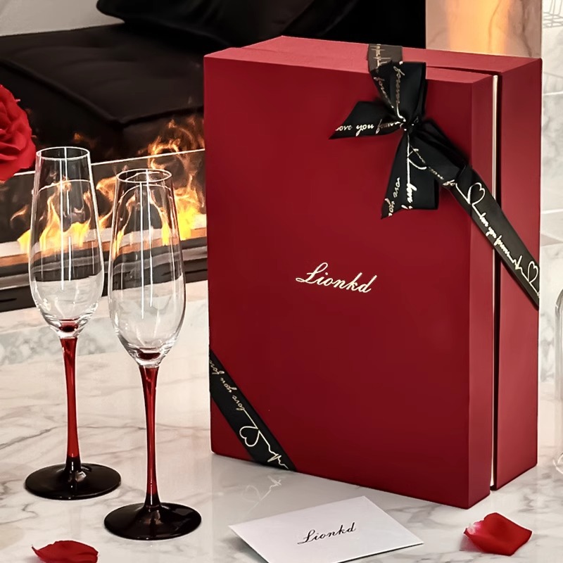 HYS high-end gift champagne cu - Wine Glass Set Crystal reseña y precio