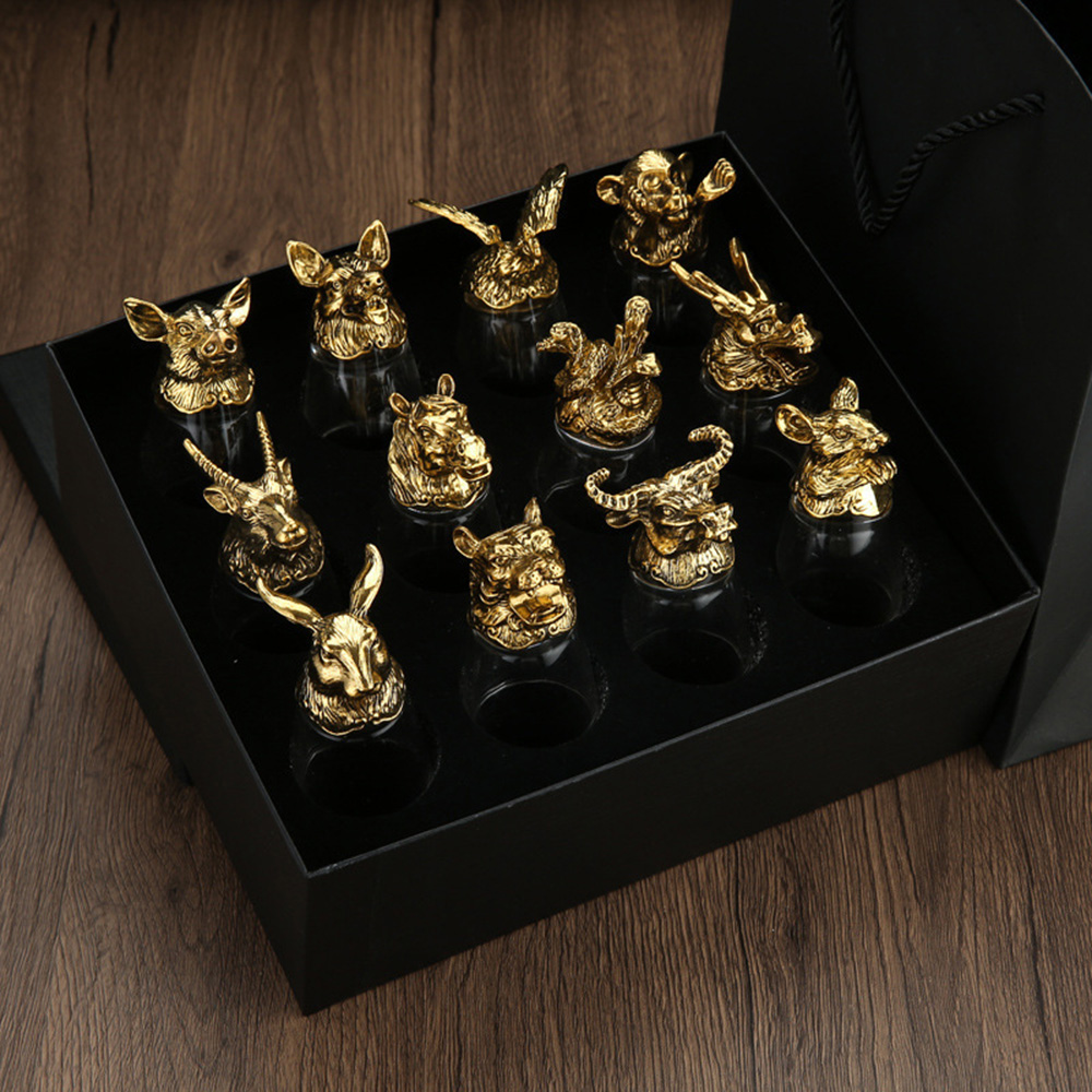 Luxurious Retro Zodiac Crystal - Wine Glass Set Crystal reseña y precio