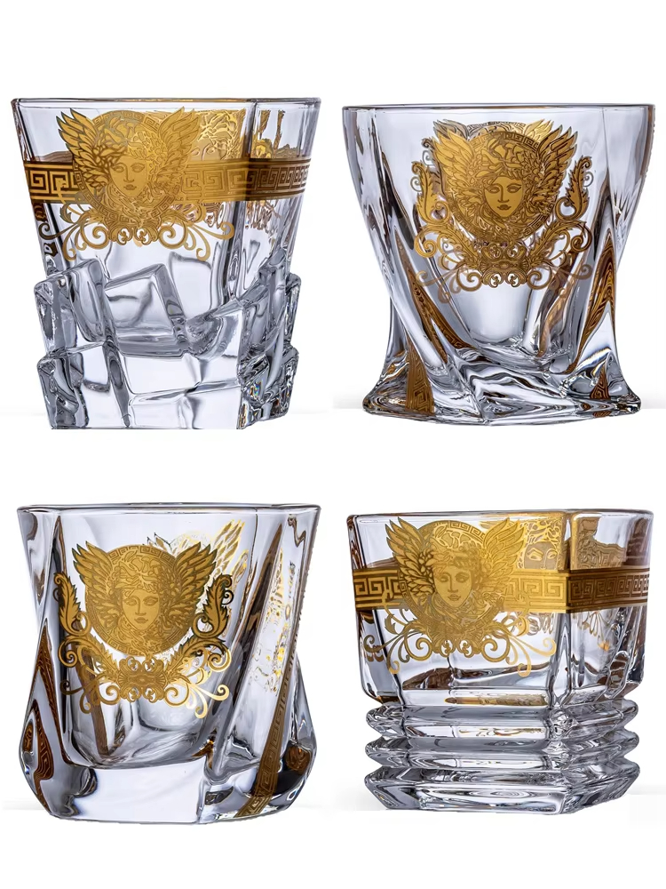 Medusa Gold Head Painted Whisk - Wine Beer Liquor reseña y precio