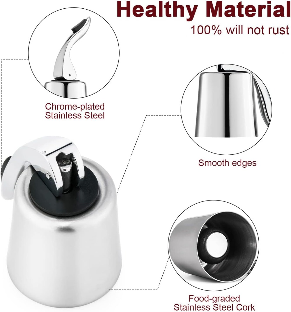 Stainless Steel Vacuum Wine Bo - Wine Stopper Vacuum reseña y precio