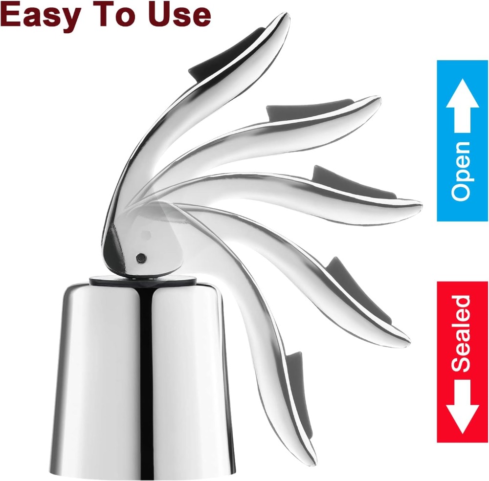 Stainless Steel Vacuum Wine Bo - Wine Stopper Vacuum reseña y precio