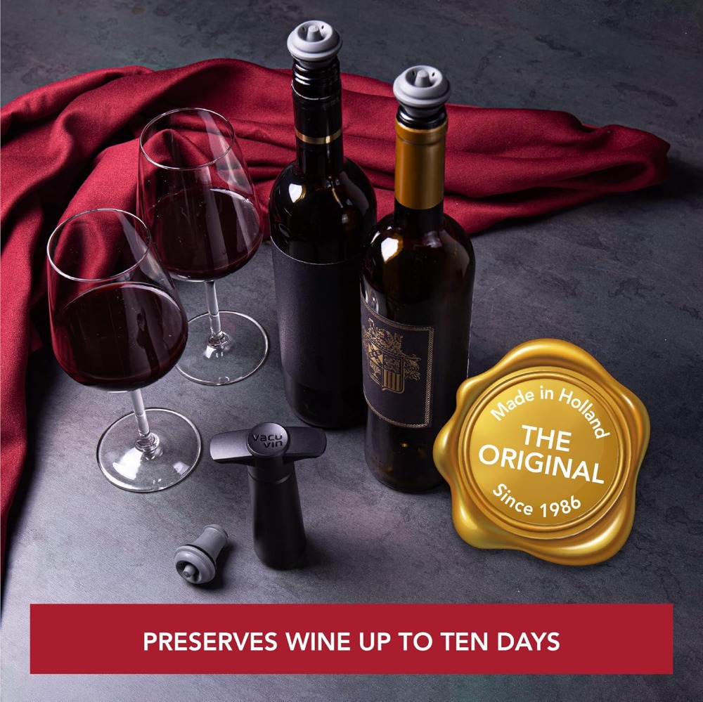 Wine Saver Vacuum Stoppers Set - Wine Stopper Vacuum reseña y precio