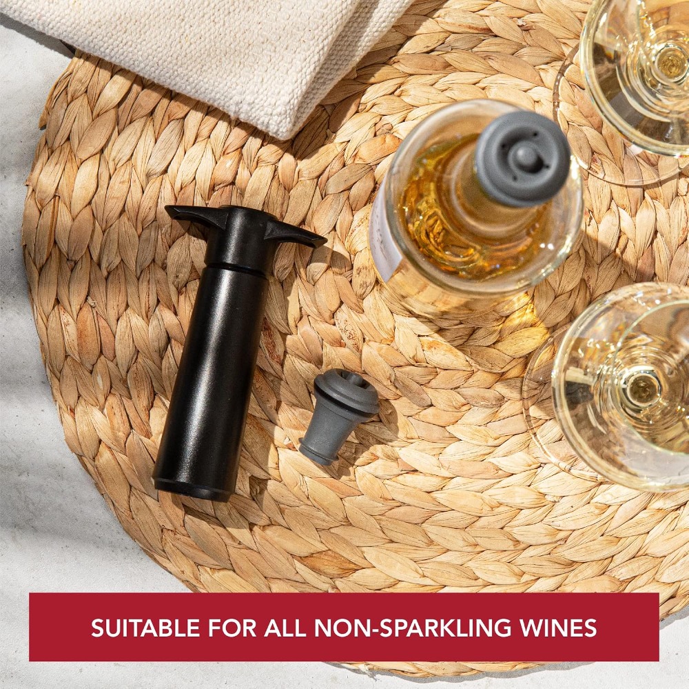 Wine Saver Vacuum Stoppers Set - Wine Stopper Vacuum reseña y precio
