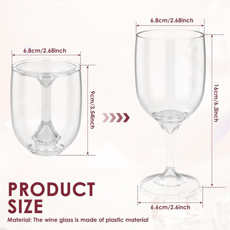 Folding Wine Glass Transparent - Wine & Beer Unlimited Spirits reseña y precio