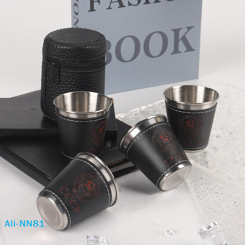 【N】4Pcs/Set Outdoor Travel Cup - Wine N Beer reseña y precio