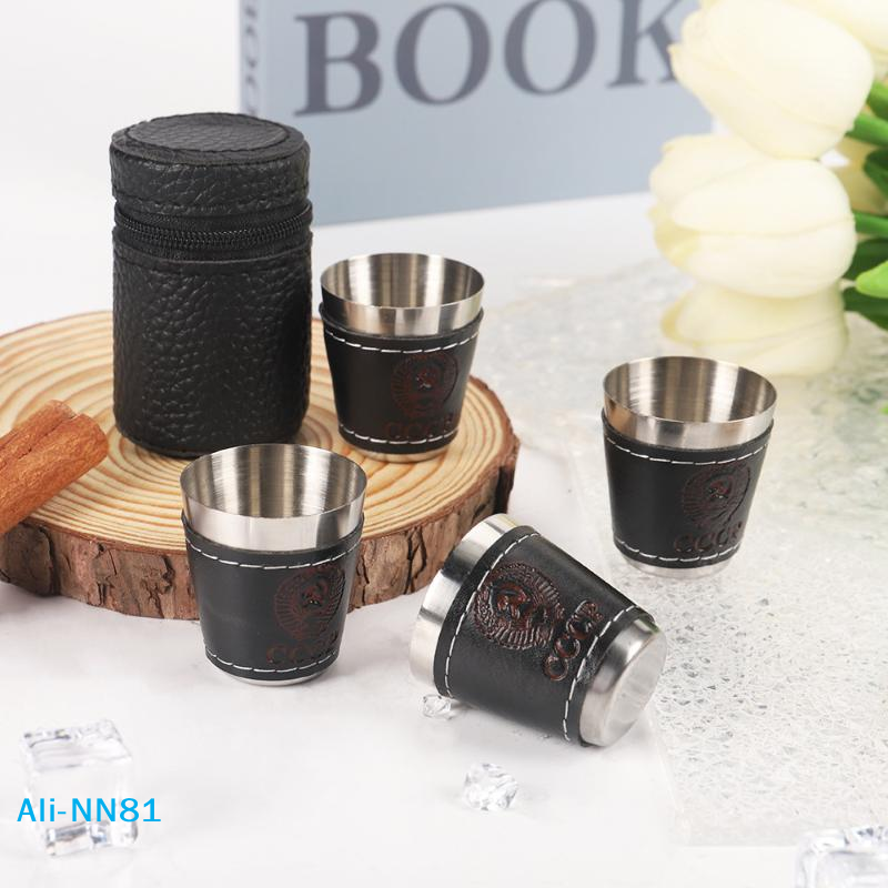 【N】4Pcs/Set Outdoor Travel Cup - Wine N Beer reseña y precio