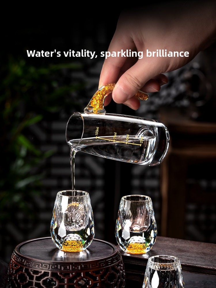 Creative Diamond Pattern Small - Wine Glass Set Crystal reseña y precio