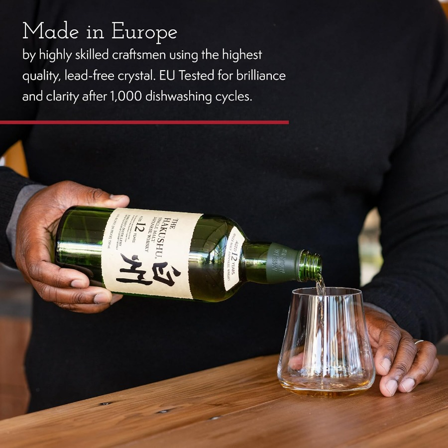 Stemless Crystal Wine Glasses  - Wine Glass Set Crystal reseña y precio