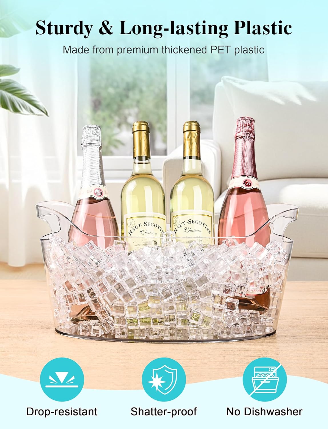 7L Ice Buckets for Parties, 2- - Wine Beer Images reseña y precio