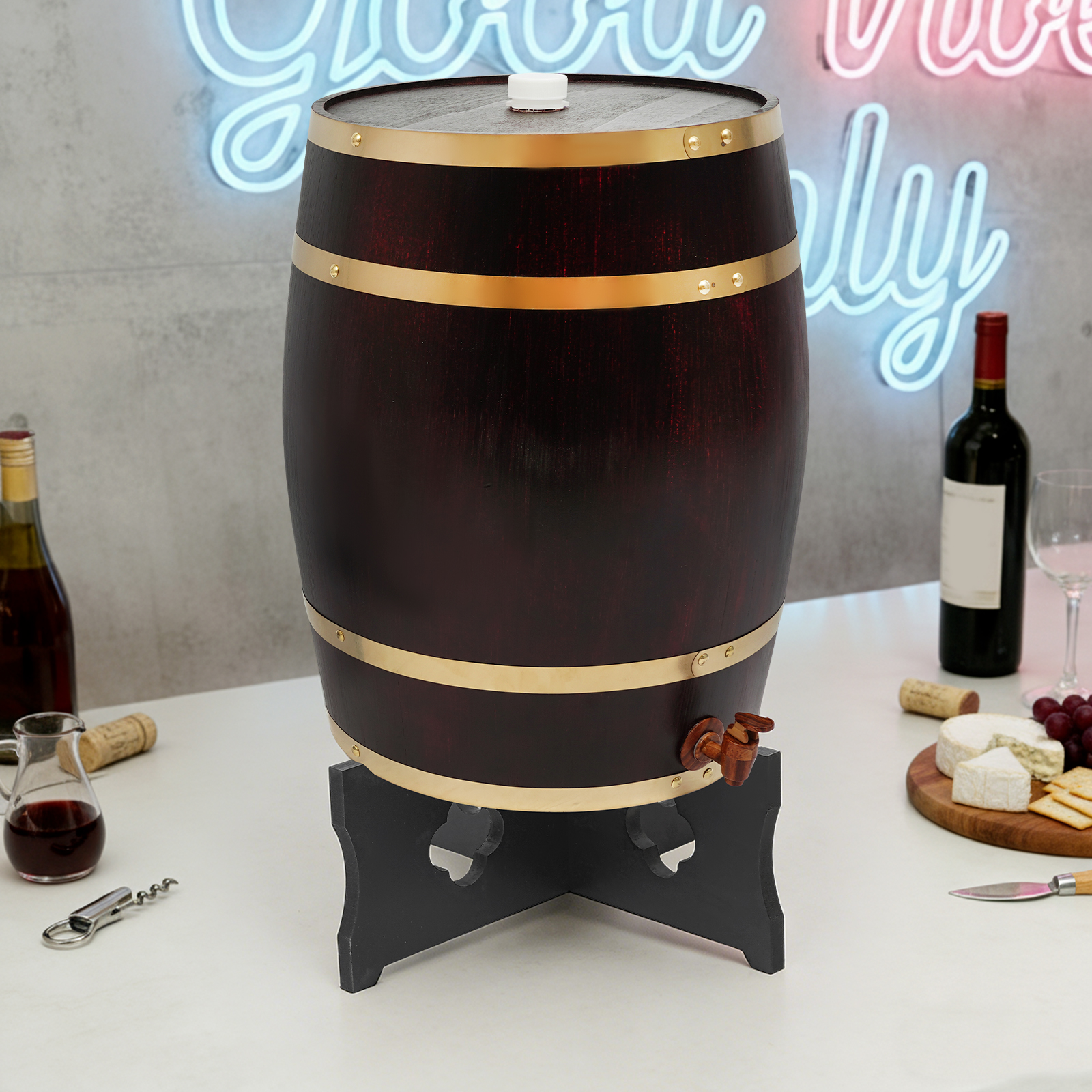 20/30L Wine Barrel Wood Wine B - Wine In Beer Store reseña y precio
