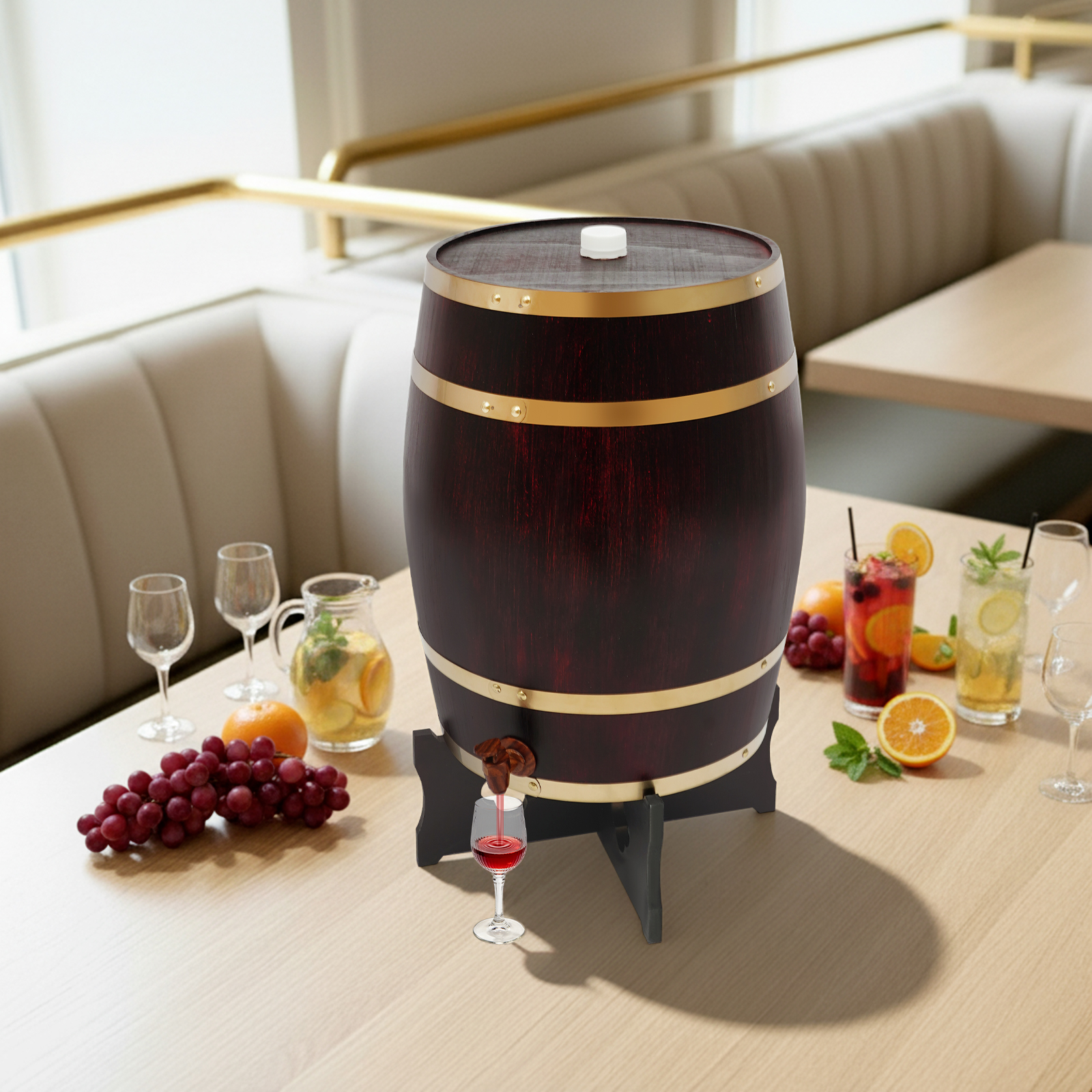 20/30L Wine Barrel Wood Wine B - Wine In Beer Store reseña y precio