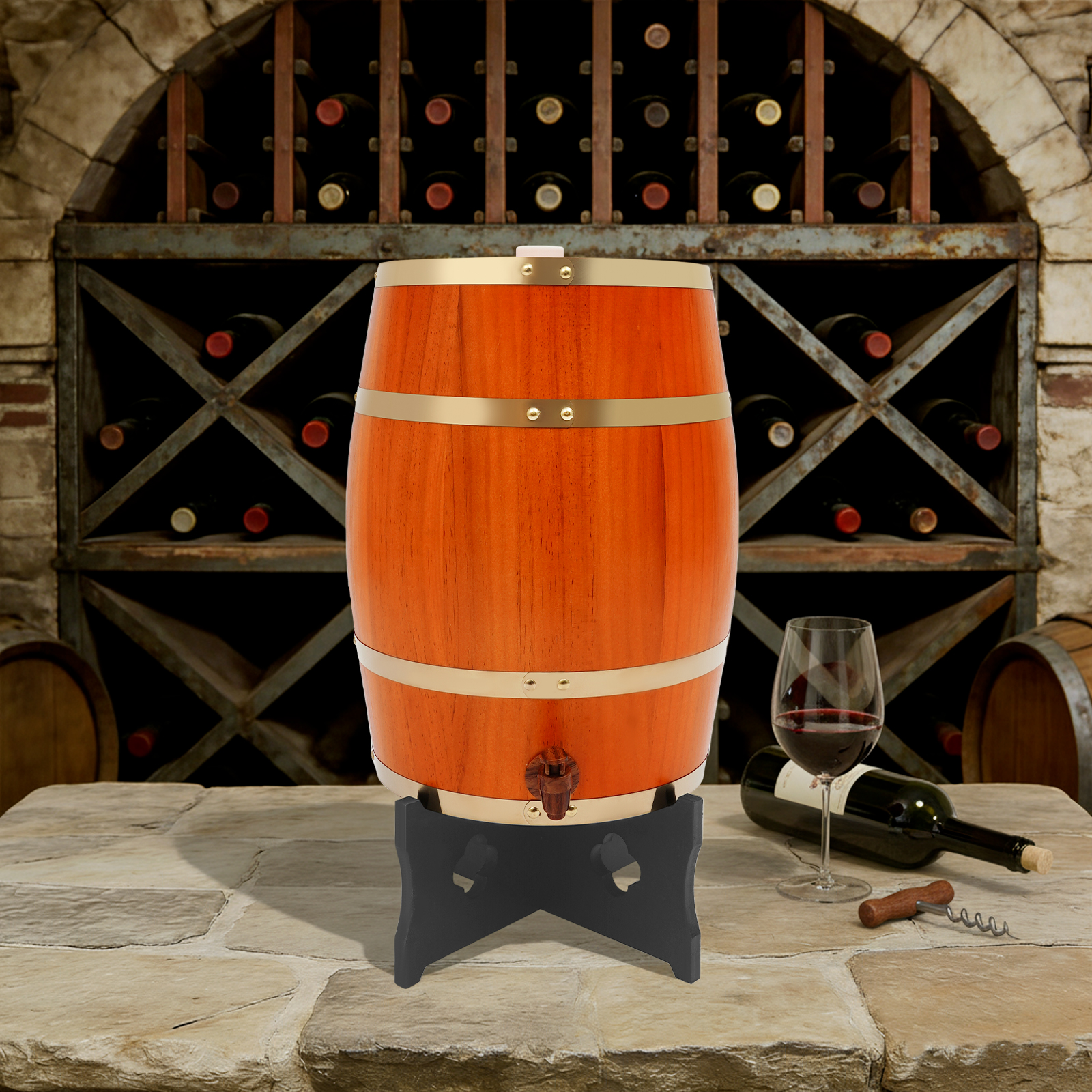 20/30L Wine Barrel Wood Wine B - Wine In Beer Store reseña y precio